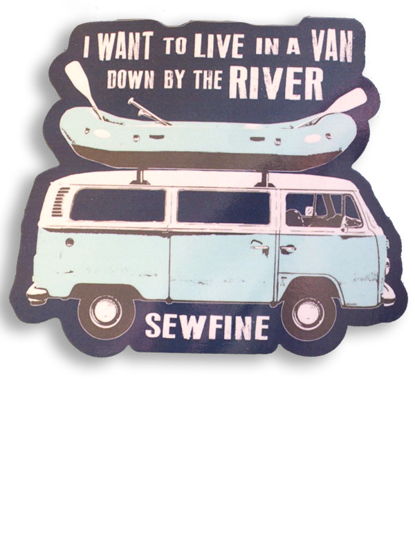 
Van Down By The River - Sticker